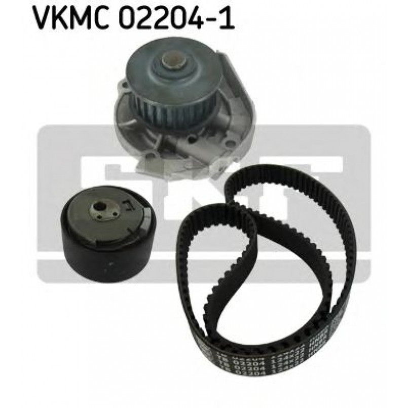 VKMC 02204-1 SKF - Насос охолоджуючої рідини + комплект зубчатого ремня